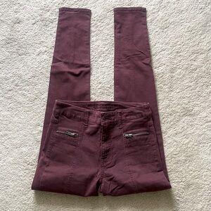 American Eagle Wine Hi-Rise Jegging Jeans Size 00